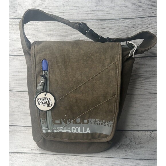 Golla Camera Bag Carol G1268 Army Green For Camera & Tablet 10.1” Gen Mob NEW - Picture 2 of 16